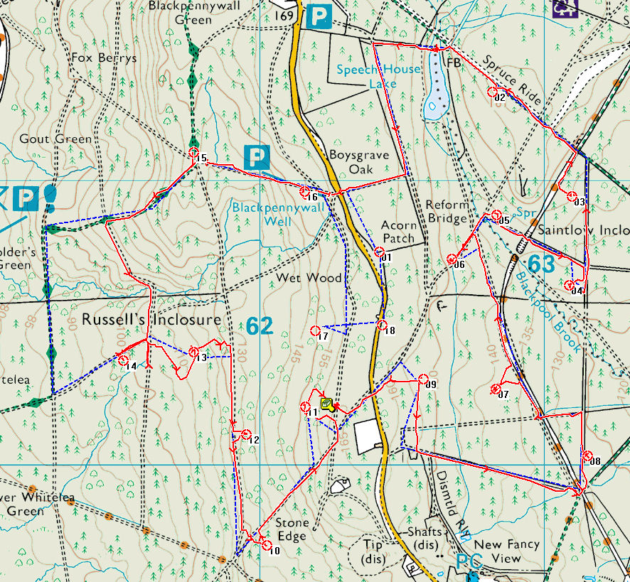 GeoGolf OS map