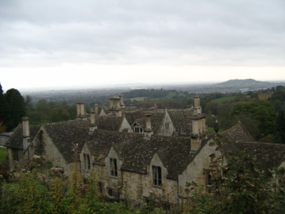 Views over Prinknash monastery