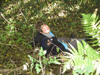 Will having fallen down an embankment at Raffle Ramble