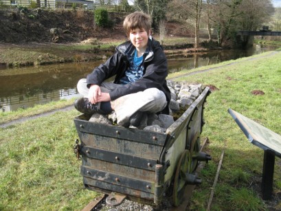 Will in a Dram at the Brinore Tramroad terminus