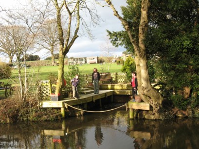 Catching fish in the M&B canal