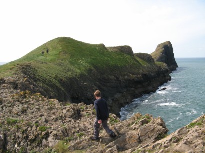 Will on The Devil's Bridge, Worms Head