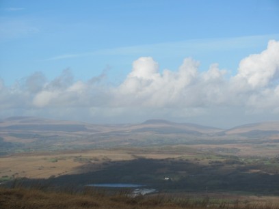 The Brecon Beacons from above Aberdare Country Park