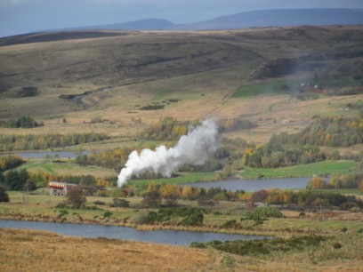 The steam train from Coity