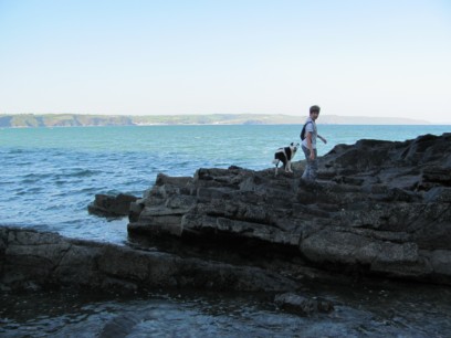 Playing on the rocks