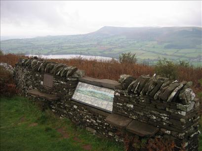 View to the east from the summit