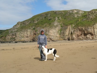 Brean Down from the beach