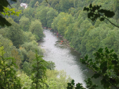 Canoes on the Wye