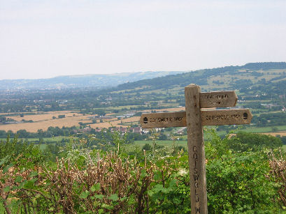 Cooper's Hill - Site of the famous cheese rolling