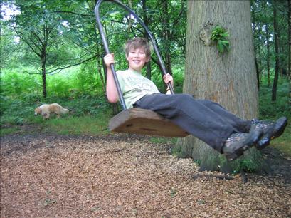 Will on Mellissa's Swing