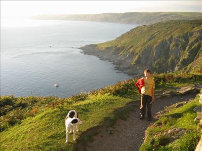 Beside Rame Head chapel