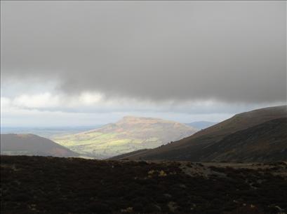 Sunny Skirrid on a miserable day