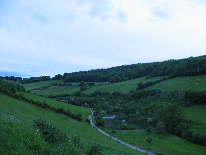 Not a house in sight at Tractor Hill