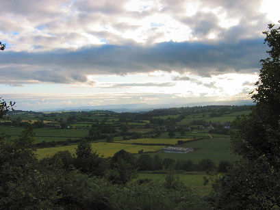 Looking west from Trelleck