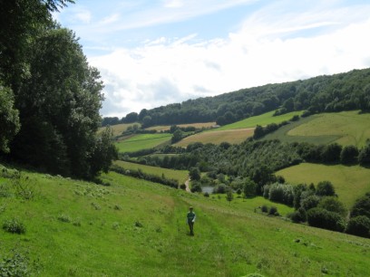 Will above Valley Brook