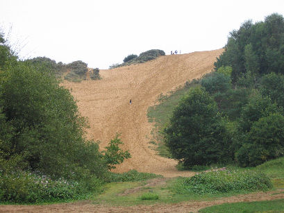 Sand boarding